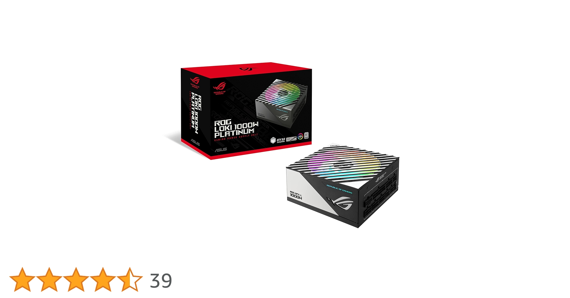 Amazon | ASUS ROG Loki SFX-L 1000W プラチナ (フルモジュラー電源